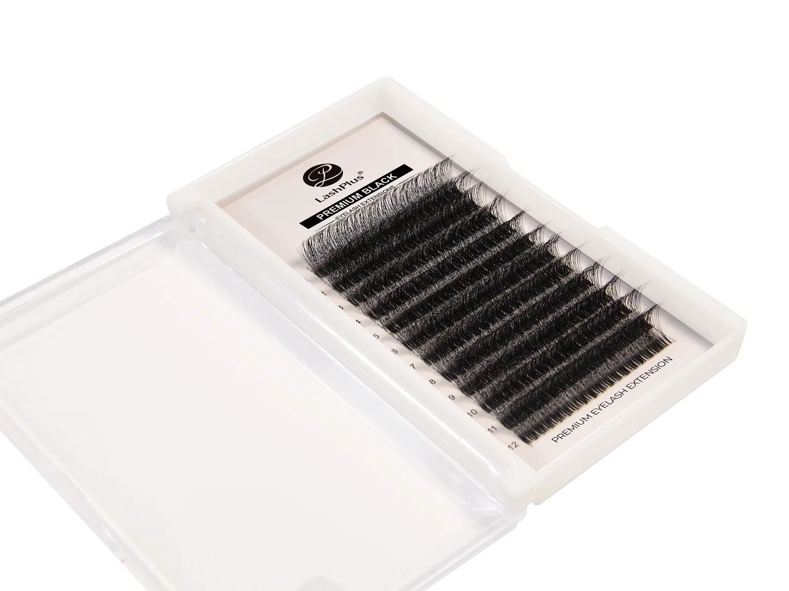 Bandeja LashPlus de abanicos de volumen prefabricados para extensiones de pestañas
